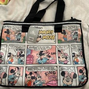Disney Mickey Mouse Comic Print Tote Bag
